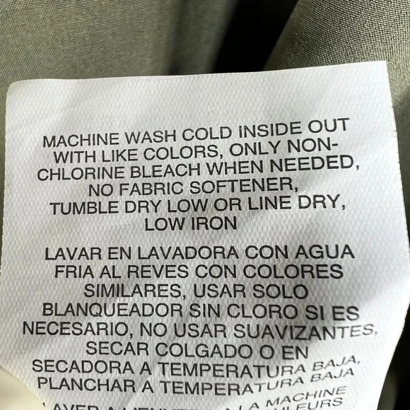 Wrangler All Terrain Gear NWT Mens XXL Olive Mixed Material Shirt Hidden Pockets - Picture 15 of 16